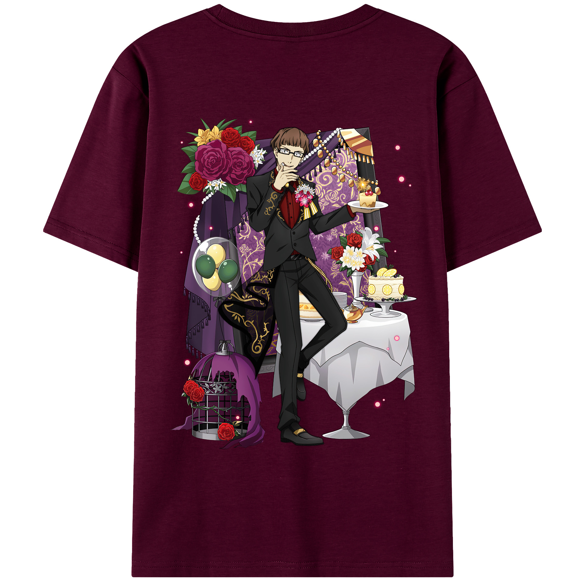 （画像用） 文豪ストレイドッグス Bungo Stray Dogs レディース半袖Tシャツ(バックプリント)